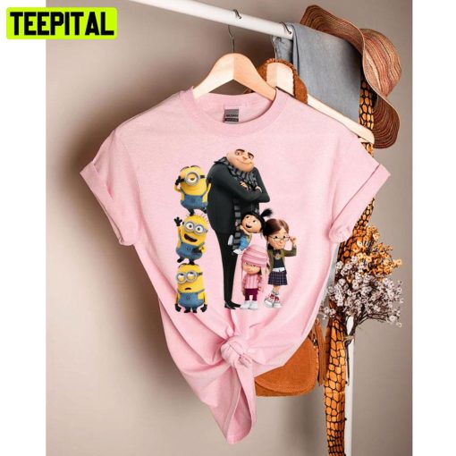 Despicable Me Minions Gru & Girls Unisex T-Shirt