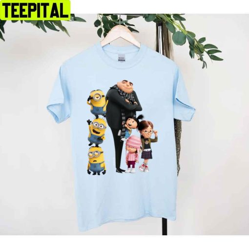 Despicable Me Minions Gru & Girls Unisex T-Shirt