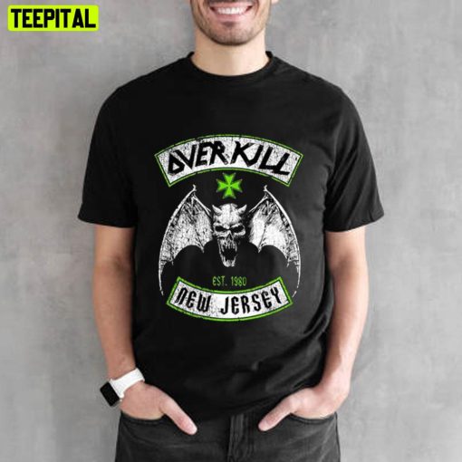 Est 1980 New Jersey Over Kill Unisex T-Shirt