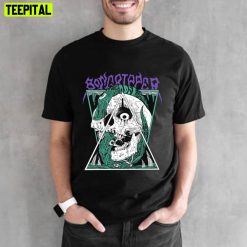 Eyes Around Skull Bongripper Unisex T-Shirt