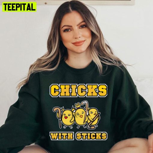 Field Hockey Woman Girls Team Chicks With Sticks Unisex T-Shirt