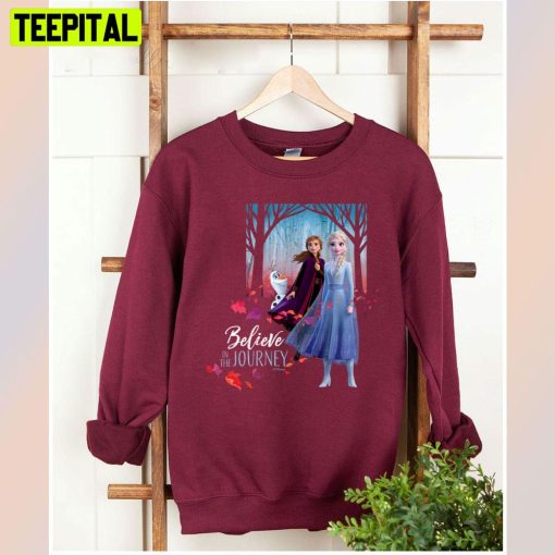 Frozen 2 Elsa Anna & Olaf Believe Unisex T-Shirt