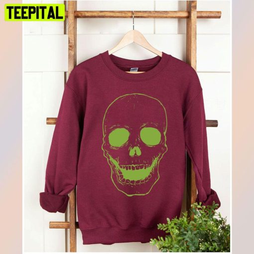 Green Skull Skeleton Unisex T-Shirt