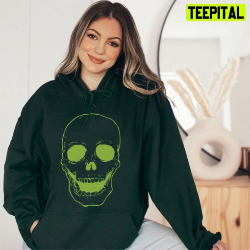 Green Skull Skeleton Unisex T-Shirt