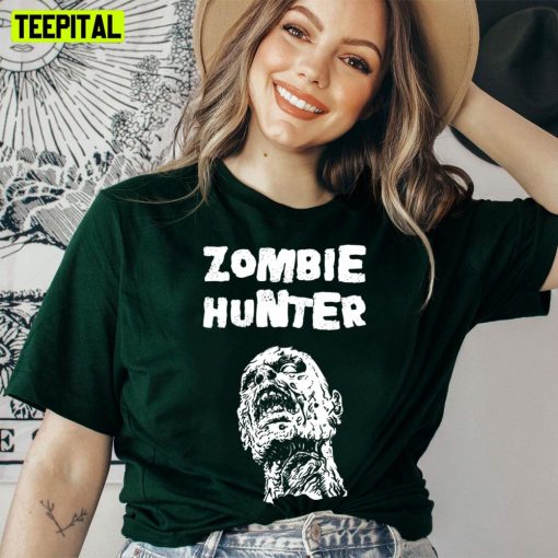 Kids Zombie Hunter Horror Walking Dead Unisex T-Shirt