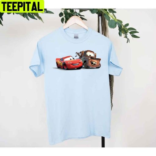 Lightning Mcqueen And Tow Mater Disney Unisex T-Shirt