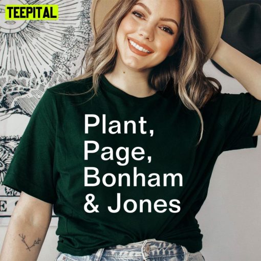 Plant Page Bonham Jones Unisex T-Shirt