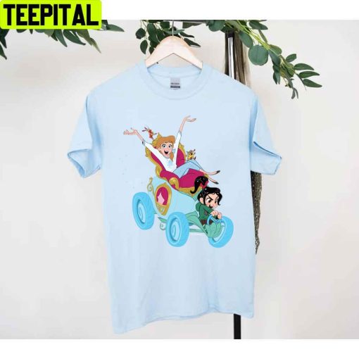 Ralph Breaks The Internet Vanellope & Cinderella Unisex T-Shirt