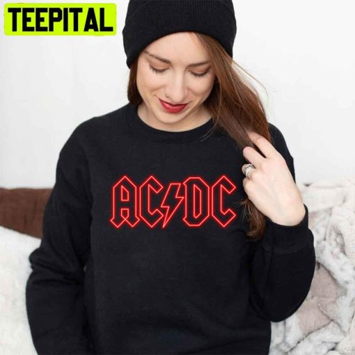 Red Neon Ac Dc Unisex T-Shirt