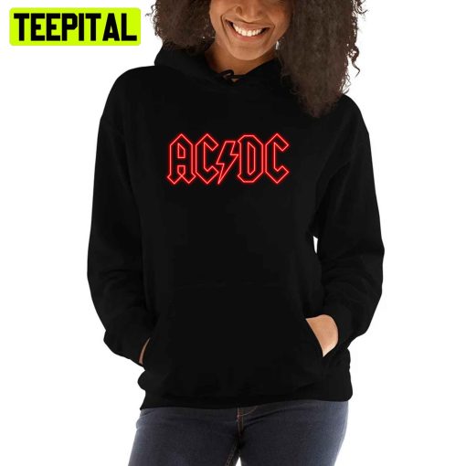 Red Neon Ac Dc Unisex T-Shirt