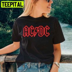 Red Neon Ac Dc Unisex T-Shirt