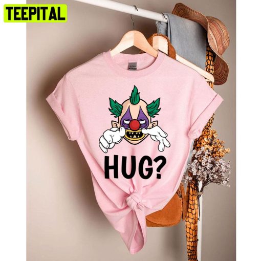 Scary Clown Hug Unisex T-Shirt