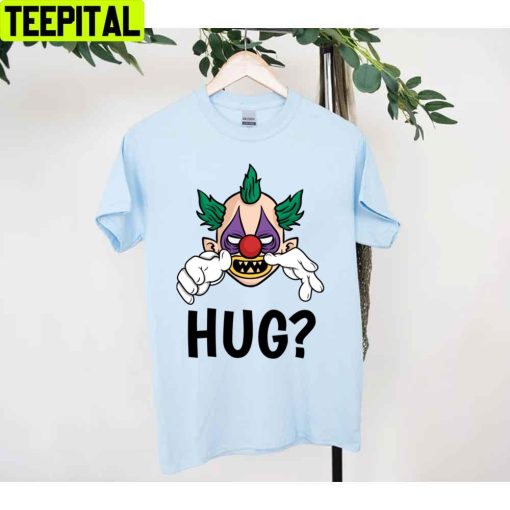 Scary Clown Hug Unisex T-Shirt