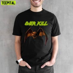 Skull Bat Over Kill Unisex T-Shirt