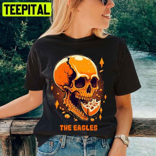 Skull Orange Style The Eagles Unisex T-Shirt