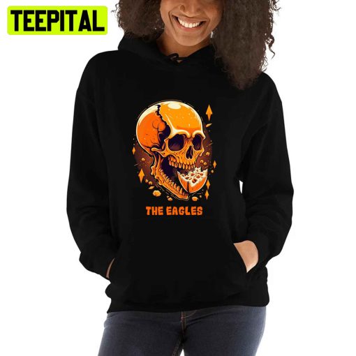 Skull Orange Style The Eagles Unisex T-Shirt