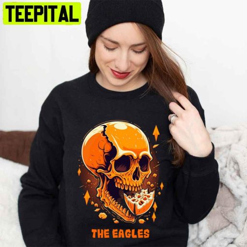 Skull Orange Style The Eagles Unisex T-Shirt