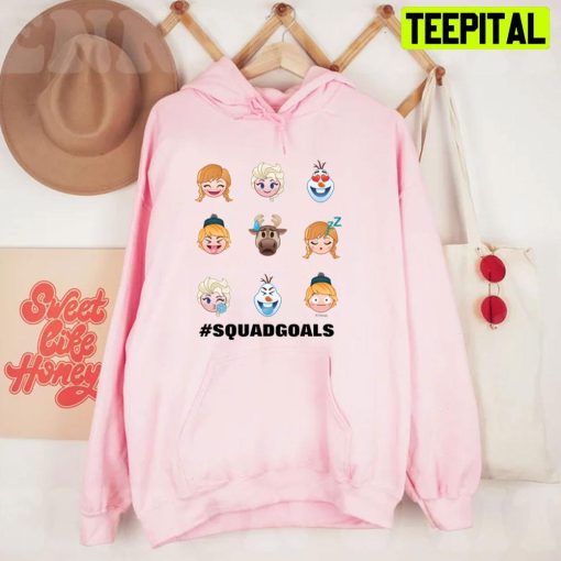 Squadgoals Frozen Emoji Characters Unisex T-Shirt