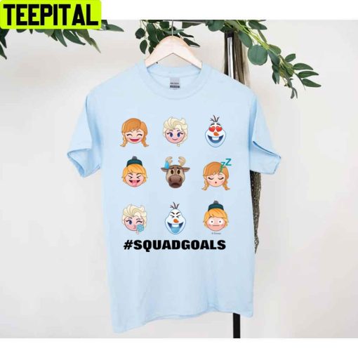 Squadgoals Frozen Emoji Characters Unisex T-Shirt