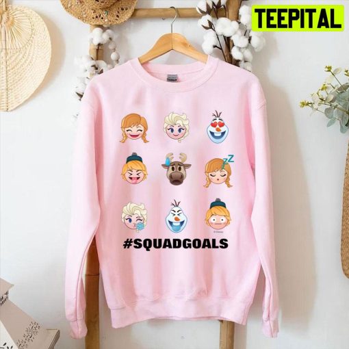 Squadgoals Frozen Emoji Characters Unisex T-Shirt