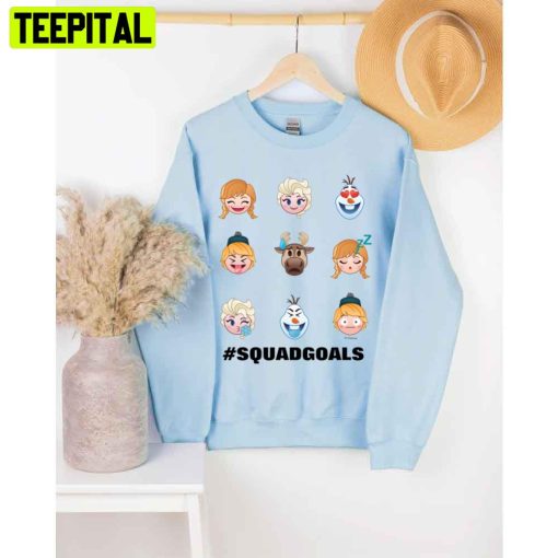 Squadgoals Frozen Emoji Characters Unisex T-Shirt