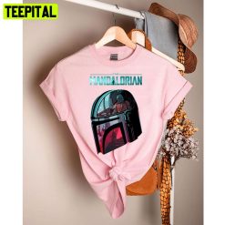 The Mandalorian Helmet Reflections Collage Unisex T-Shirt