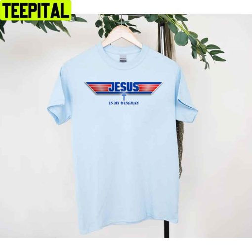 Top Gun Logo Jesus Christ Wingman Movie Unisex T-Shirt