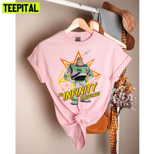 Toy Story 4 Buzz To Infinity & Beyond Stars Unisex T-Shirt