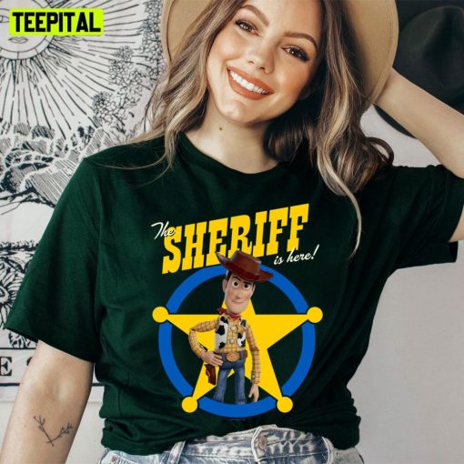 Toy Story 4 Woody The Sheriff Is Here Unisex T-Shirt