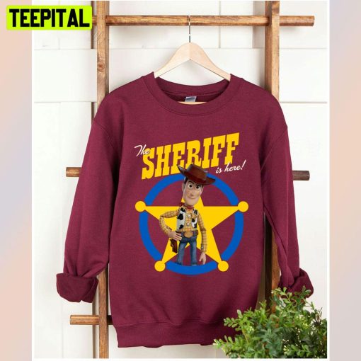 Toy Story 4 Woody The Sheriff Is Here Unisex T-Shirt