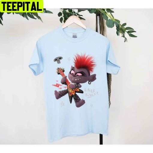 Trolls World Tour Barb Shredding On Her Guitar Unisex T-Shirt