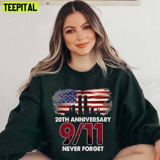 United States 20th Anniversary 9-11 Never Forget Unisex T-Shirt