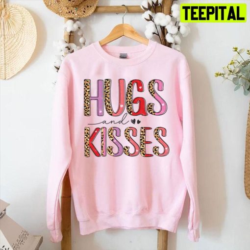 Valentine’s Day Hugs And Kisses Unisex T-Shirt