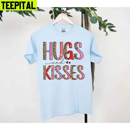 Valentine’s Day Hugs And Kisses Unisex T-Shirt