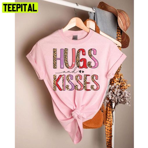 Valentine’s Day Hugs And Kisses Unisex T-Shirt