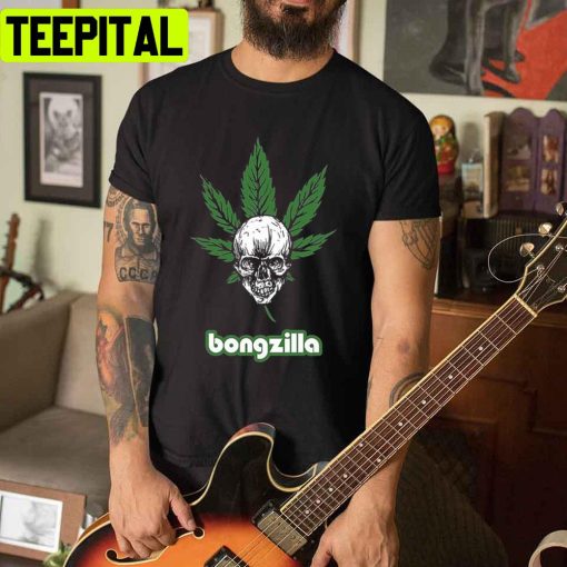 Weed Skull Art Bongzilla Unisex T-Shirt