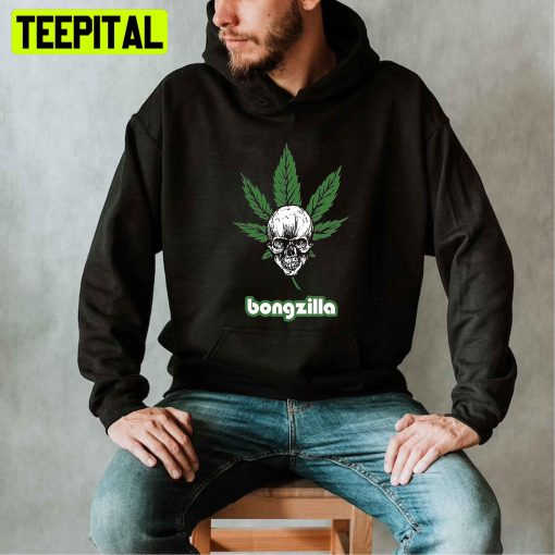 Weed Skull Art Bongzilla Unisex T-Shirt