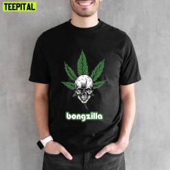 Weed Skull Art Bongzilla Unisex T-Shirt