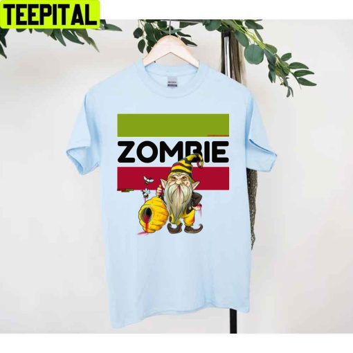 Zombee Killer Bee Gnome Zombie Beekeeping Unisex T-Shirt