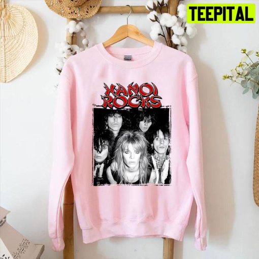 80’s Vintage Art Hanoi Rocks Unisex T-Shirt