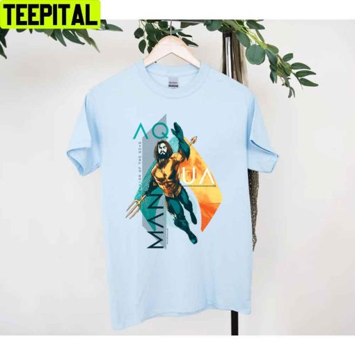 Aquaman Modernist Aquaman Collage Unisex T-Shirt