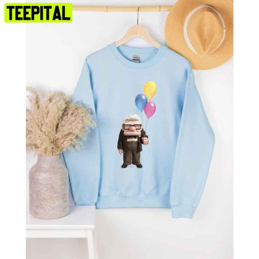 Carl From The Disney Pixar Up Movie Holding Unisex T-Shirt