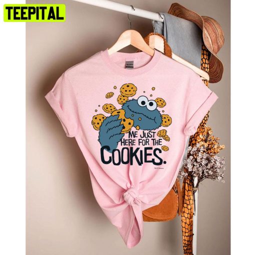 Cookie Monster Me Just Here For The Cookies Baby Unisex T-Shirt