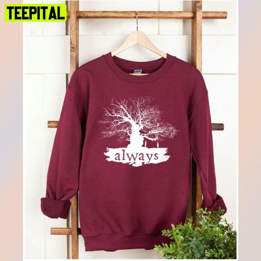 Harry Potter Spell Always Quote Silhouette Unisex T-Shirt