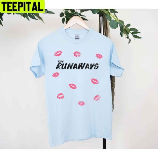 Kiss The Runaways Distressed Unisex T-Shirt