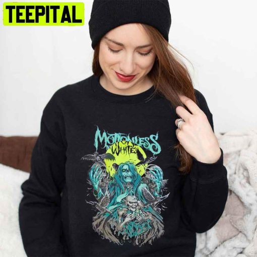 Reacted Skull Motionless In White Unisex T-Shirt