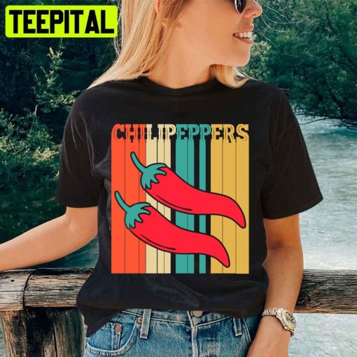 Retro Art Chili Peppers Unisex T-Shirt