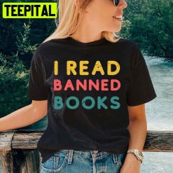 Retro I Read Banned Books Unisex T-Shirt