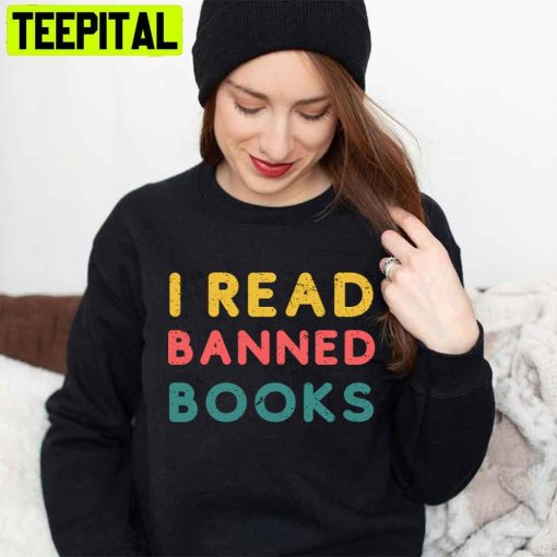 Retro I Read Banned Books Unisex T-Shirt