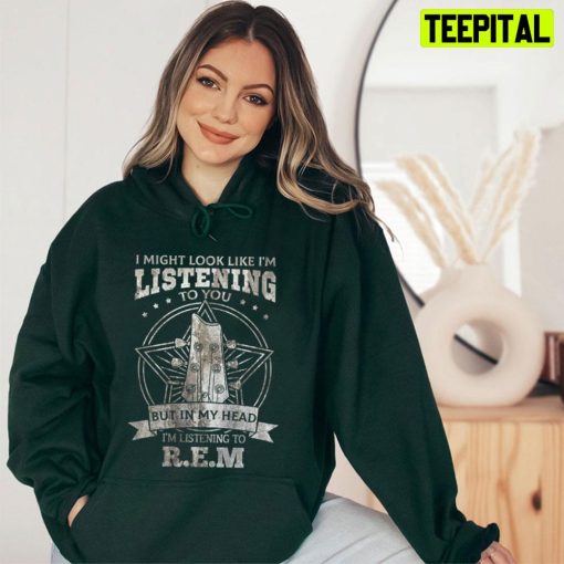 Vintage Style Listening But In My Head Rem Unisex T-Shirt